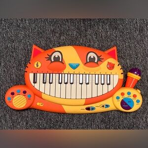 My B. Toys Meowsic Interactive Cat Piano Keyboard With Microphone - Tested Works